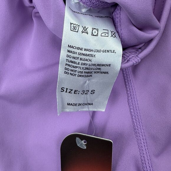 Santiny Wide Leg Pants Lavender Size S 32 12x30‎ High Rise Yoga Lounge Stretch - Picture 7 of 8